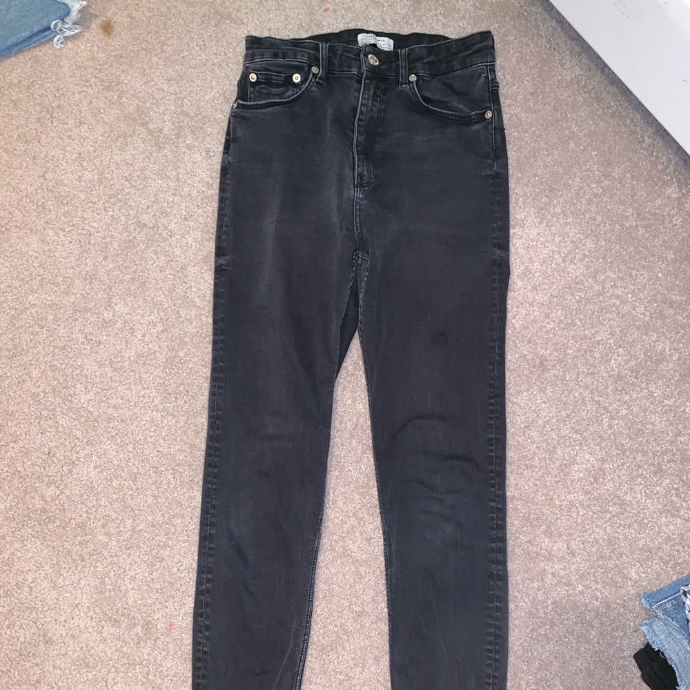 Zara High rise skinny jeans